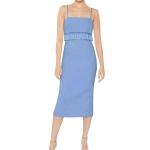 Likely Paola Tassel Periwinkle Dress